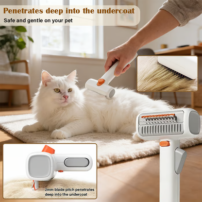 FluffEase — Detangling Grooming Comb | 50% OFF