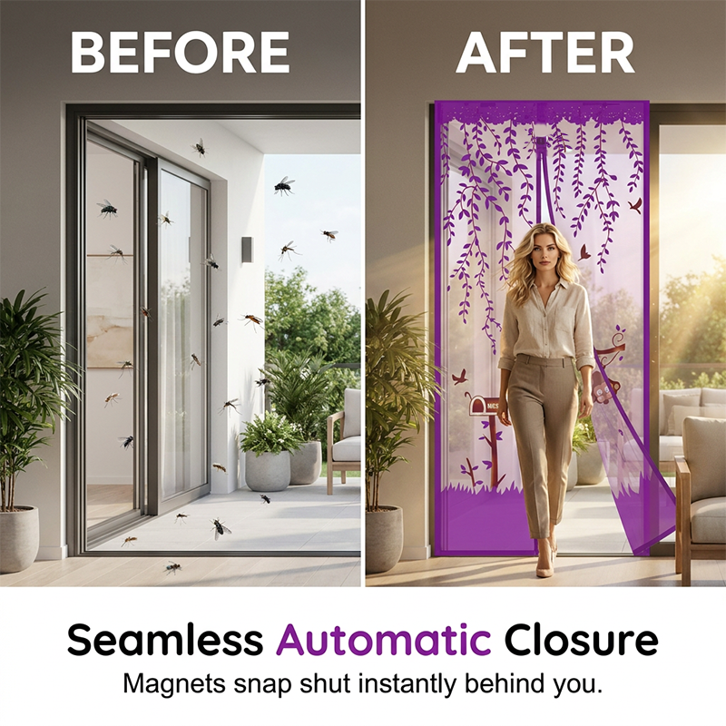 SwiftShield Mesh Door — Effortless Pest-Free Comfort