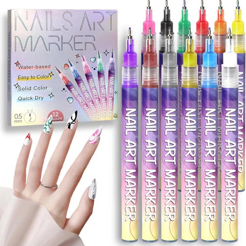 PrismPix Nail Design Pens – Stunning Nails, Instantly