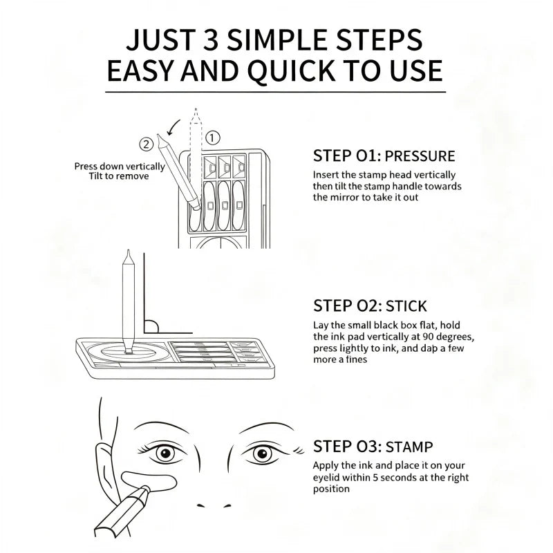 StampLiner — Seal-Shape Waterproof Eyeliner Pen | 1+1 FREE