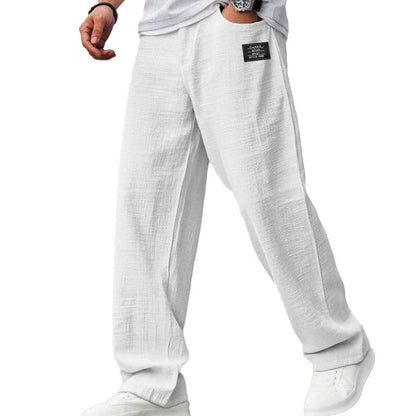 Ezra — Men's Lightweight Breathable Cotton-Linen Pants