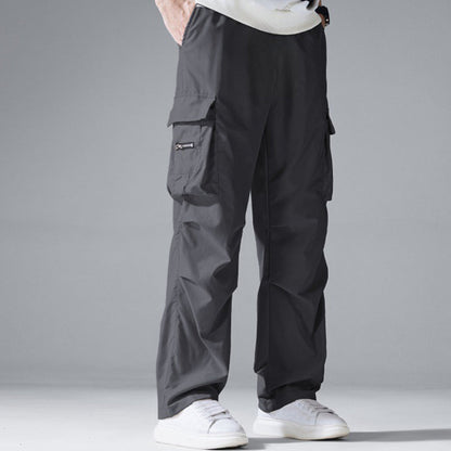 Carter — Stretch Cargo Pants with Adjustable Waistband and Pockets