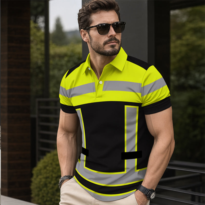 Mason — Lightweight, Breathable Safety Shirt with Reflective Stripes