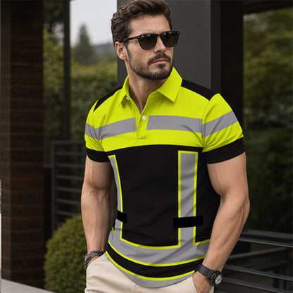 Mason — Lightweight, Breathable Safety Shirt with Reflective Stripes