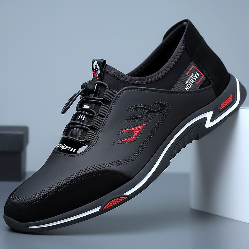 Heidi — Lightweight Breathable Men's PU Leather Shoes