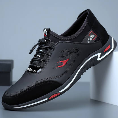 Heidi — Lightweight Breathable Men's PU Leather Shoes