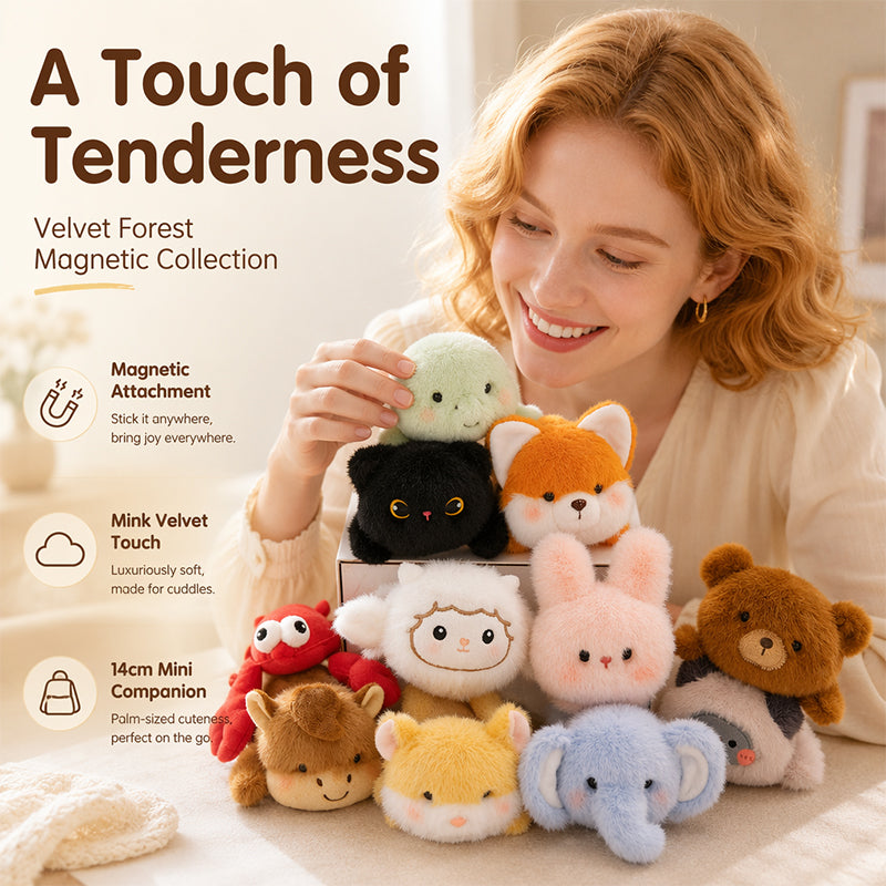 SnugglePixie — Magnetic Plush Animal Charm | 1+1 FREE