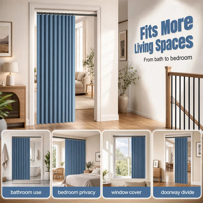 Magnetic Accordion Curtain — Instant Privacy, Total Calm