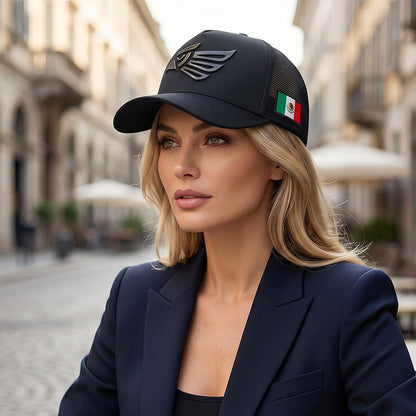 Cruz – Unisex Baseball Cap with Mexican Eagle Patch