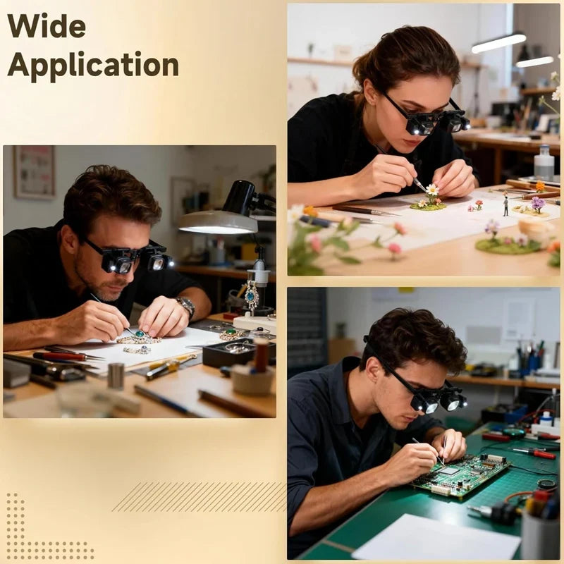 PrecisionSight Magnifier Glasses — See Every Detail Effortlessly