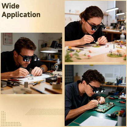 PrecisionSight Magnifier Glasses — See Every Detail Effortlessly