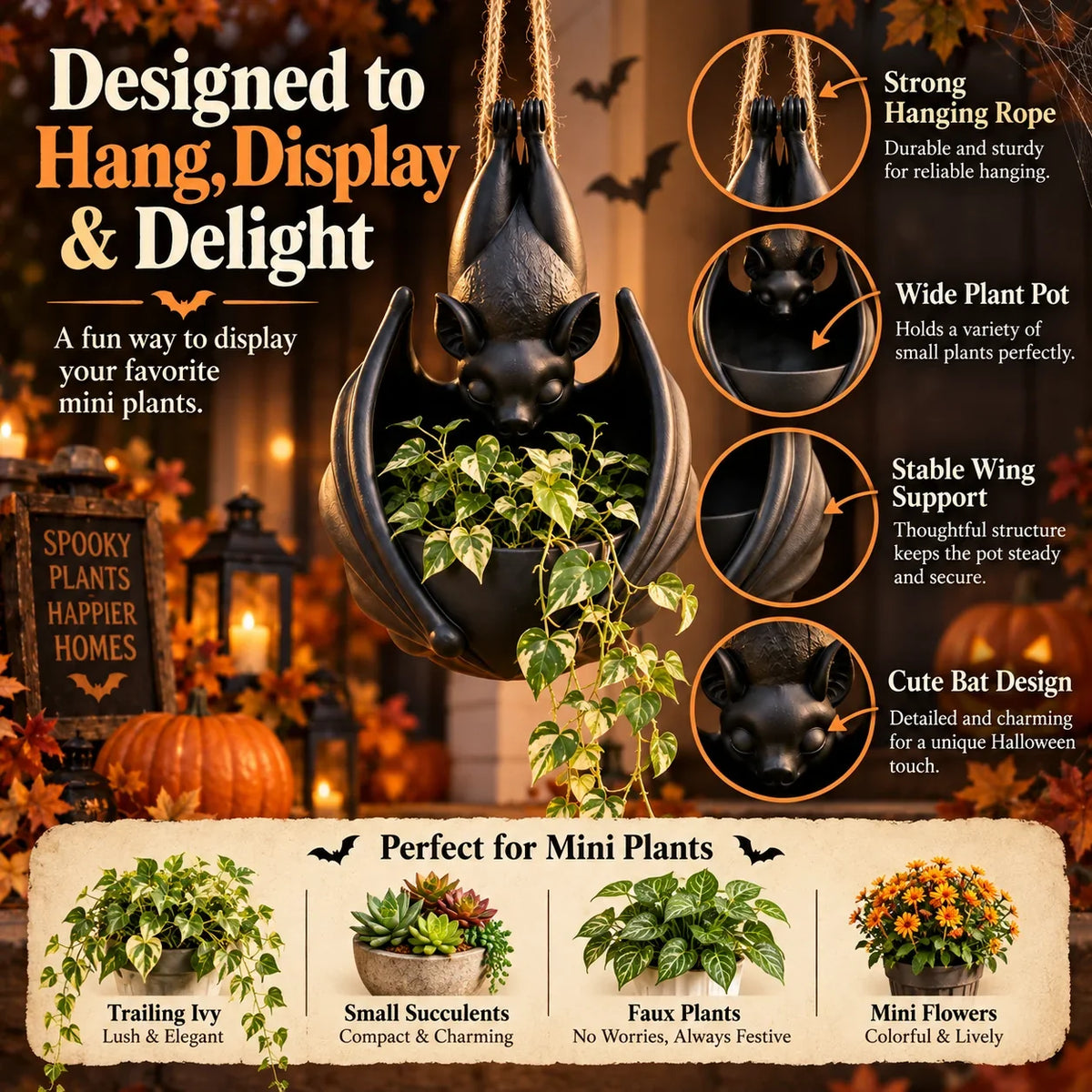 NocturnaBat — Transform Plants Into Gothic Masterpieces