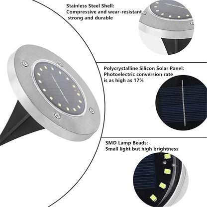 LumaVibe — Solar Garden Lights Set | 1+1 FREE