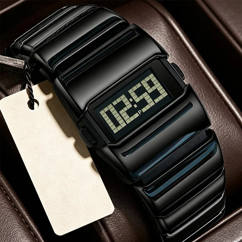EdgeTime — Men's Digital Steel Watch | 50% OFF