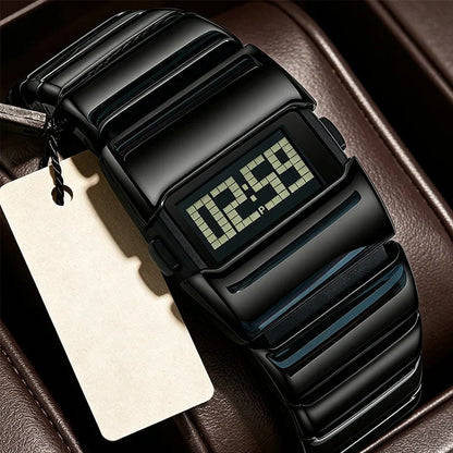 EdgeTime — Men's Digital Steel Watch | 50% OFF