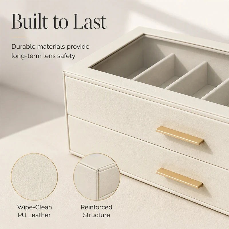 VisionGuard Sunglasses Storage Box — Protect. Showcase. Impress.