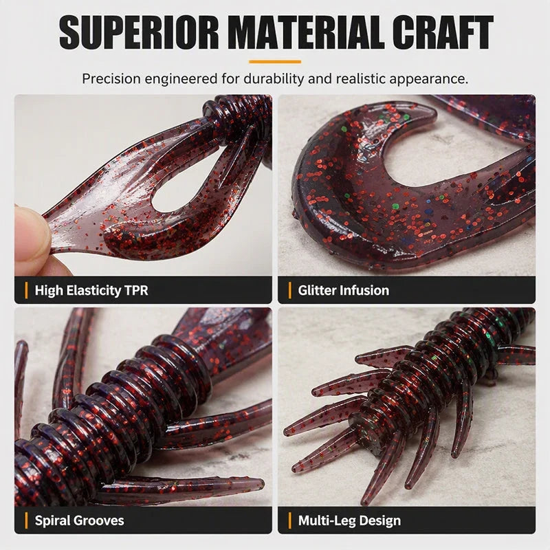 HydroGlide Shrimp Lures — Hook Fierce Fighting Fish