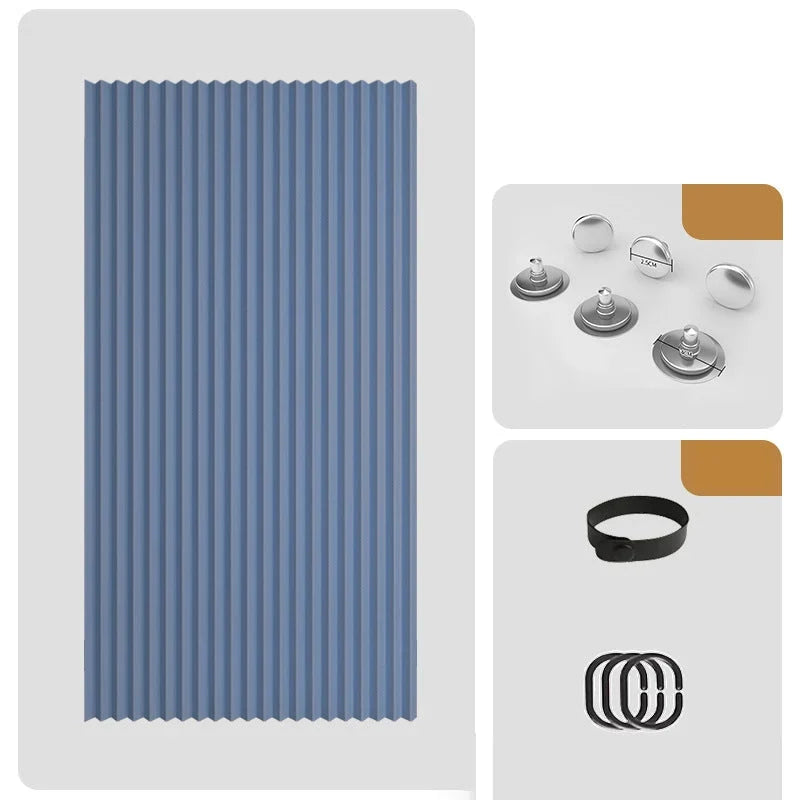 Accordion Curtain — Instant Privacy, Zero Damage