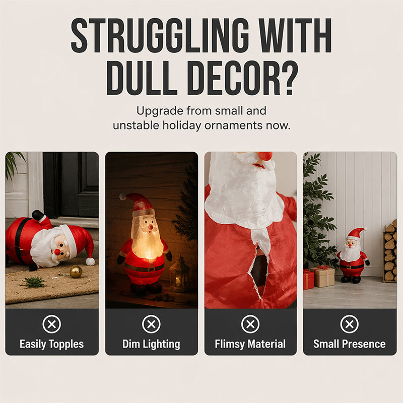 FrostyBeam Inflatable Santa — Instantly Captivate Every Eye