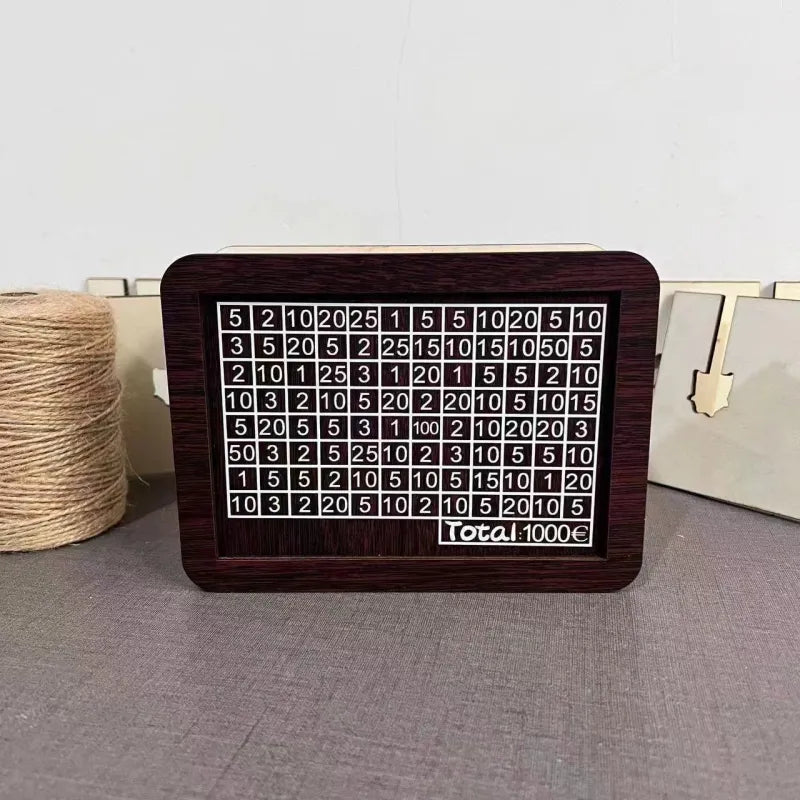 WealthBox — Wooden Savings Goal Bank | 50% OFF