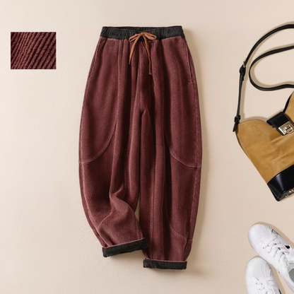 Nora — Cozy Corduroy Pants with Plush Lining