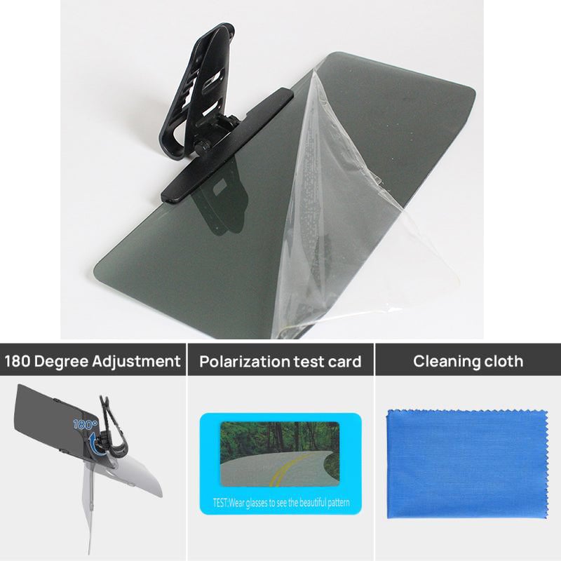 Polarized Car Sun Visor — Reduce Glare, Drive Safely