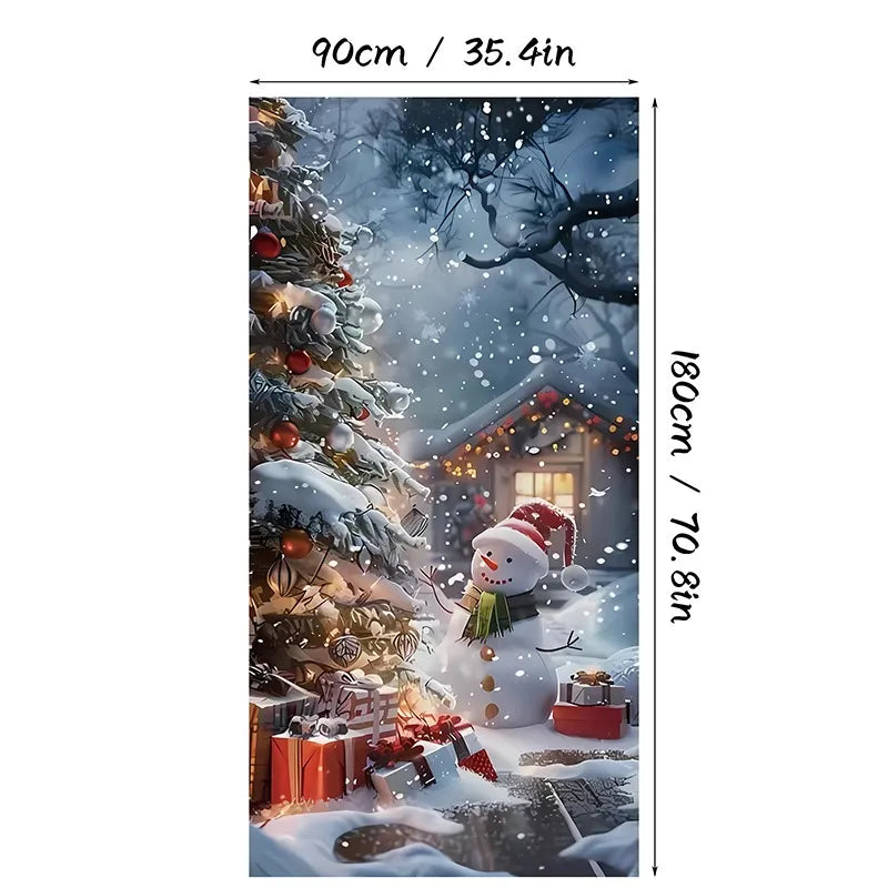 Holiday Door Cover — Instant Festive Joy