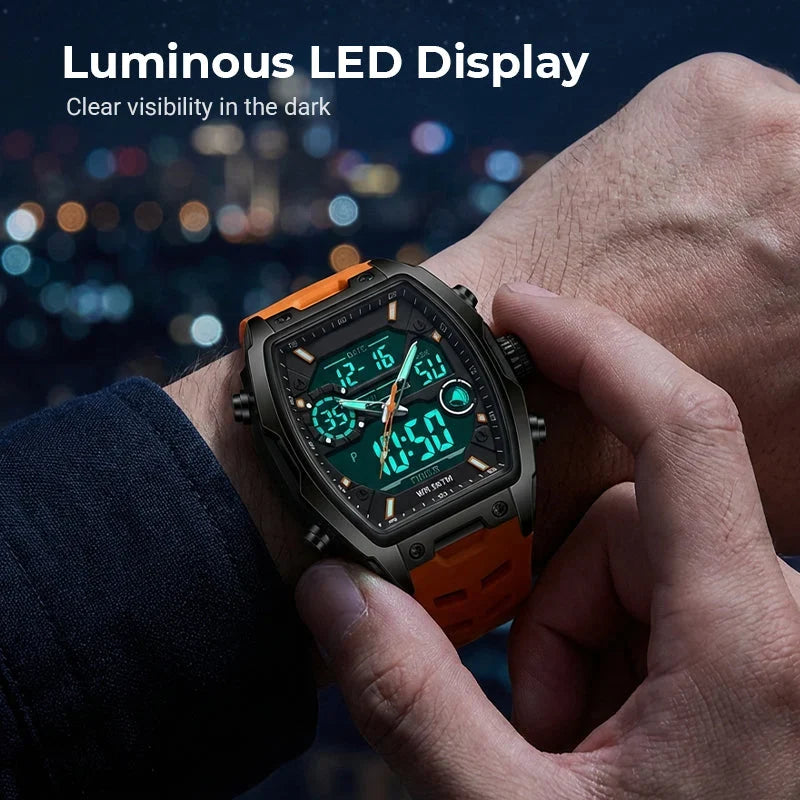 TimeMaster — Dual Display Sport Watch | 50% OFF