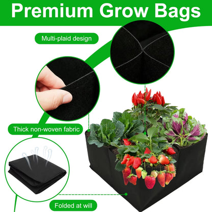 VertaGrow Multi-Pocket Planter – Cultivate Joyful Abundance