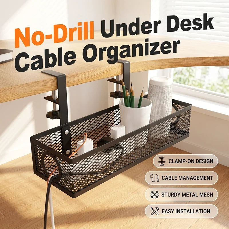 AeraStrip — Under-Desk Storage Rack | 50% OFF