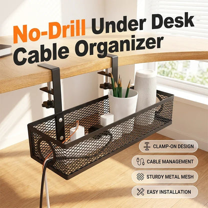 AeraStrip — Under-Desk Storage Rack | 50% OFF