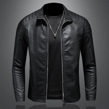 Carter — Lightweight Leather Jacket Men | 50% OFF
