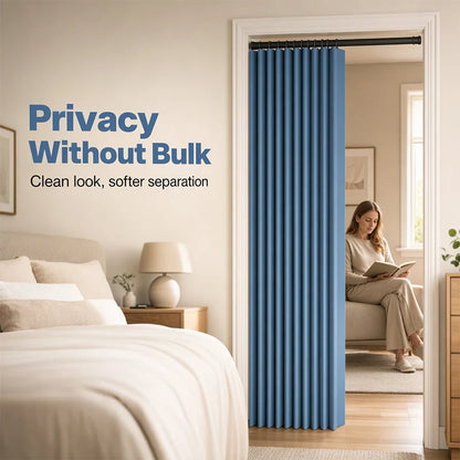 Magnetic Accordion Curtain — Instant Privacy, Total Calm