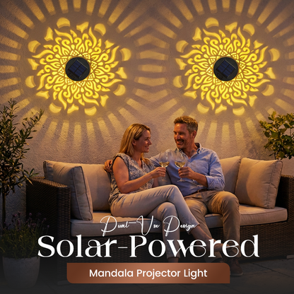 MandalaGlow — Solar Garden Lamp | 50% OFF