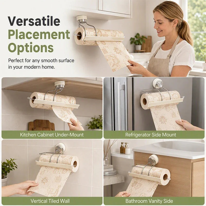 ClingHold Paper Towel Keeper — Tear Perfectly Every Time