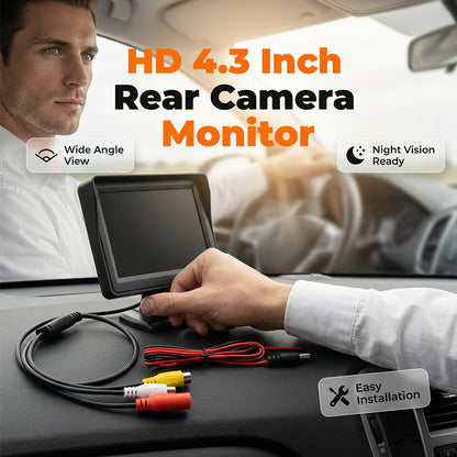 VisiGuard 4.3” Car Monitor – Drive Safer, Enjoy More