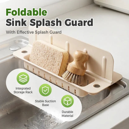 Foldable Guard — Splash-Free, Effortless Cleanliness