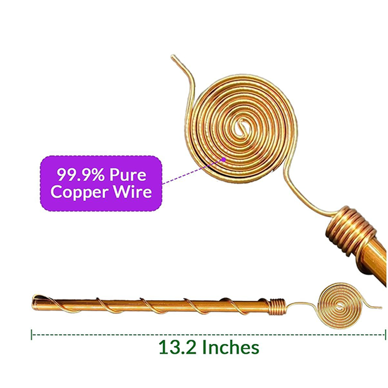 Copper Spiral Stake — Ignite Explosive Plant Growth
