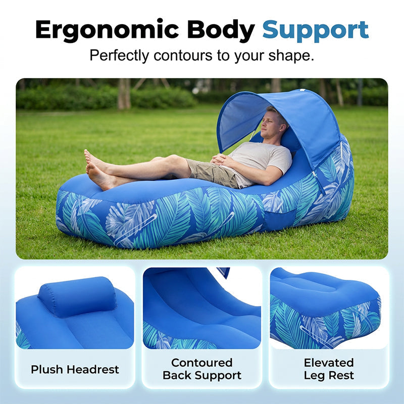 AeroShade Lounge — Ultimate Shade, Luxurious Comfort