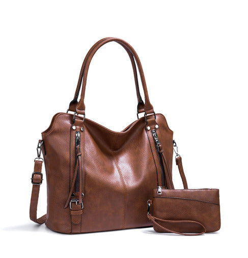 Elisa – Women's PU Leather Handbag with Smart Organization