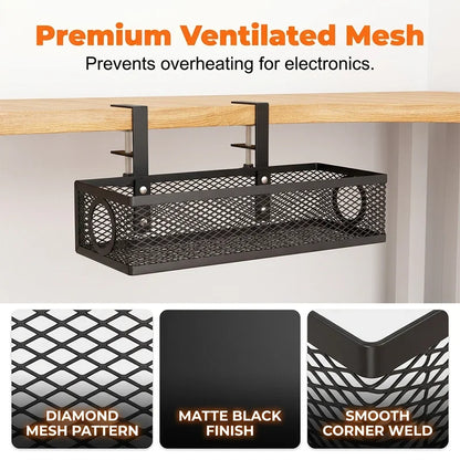 AeraStrip — Under-Desk Storage Rack | 50% OFF