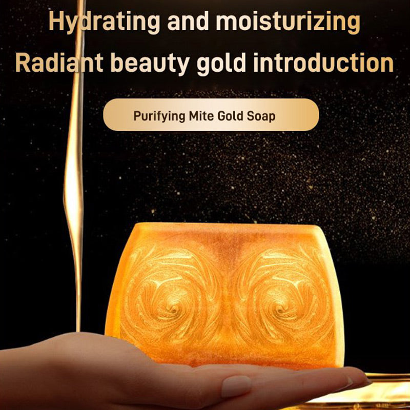 LumiPure Golden Moisturizing Soap — Radiate Deeply, Feel Radiant