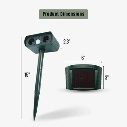 GuardPulse — Solar Animal Repeller | 50% OFF