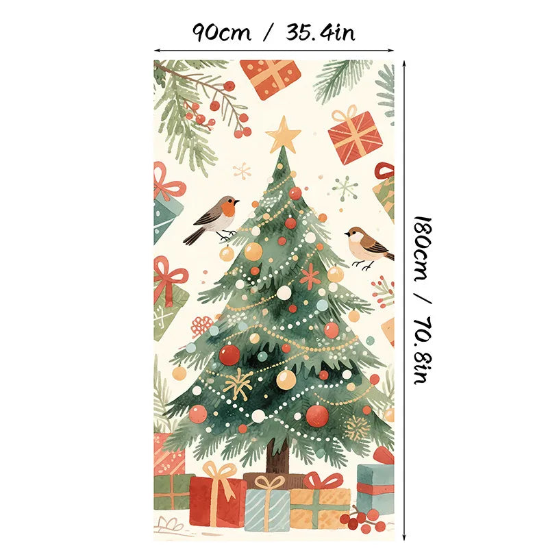 Holiday Door Cover — Instant Festive Joy