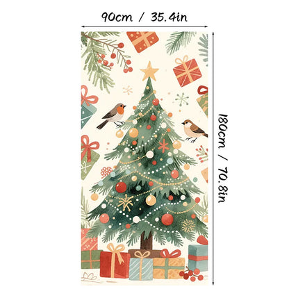 Holiday Door Cover — Instant Festive Joy