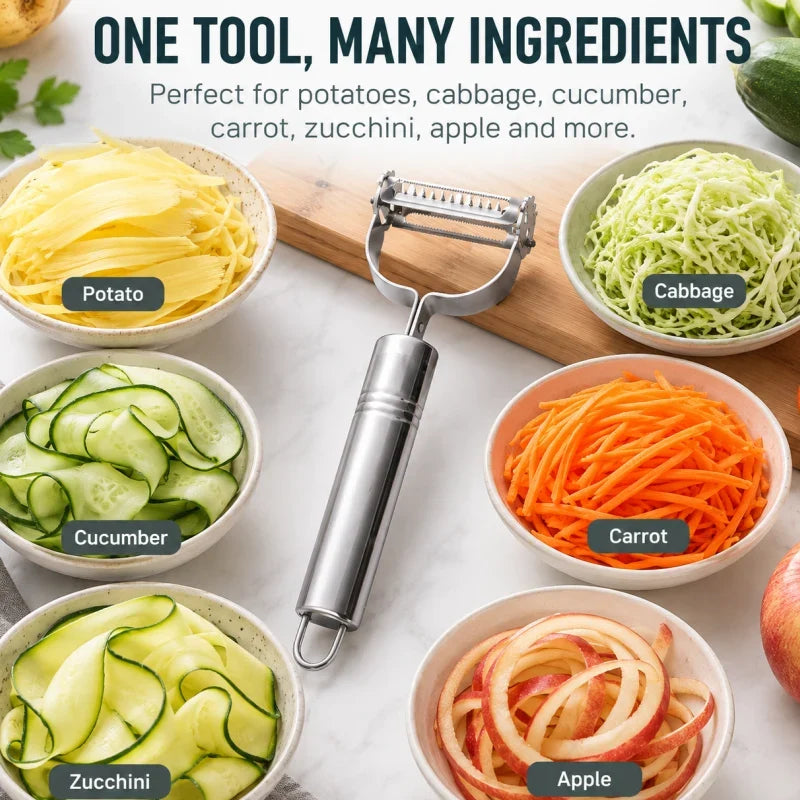 Dual-Edge Artisan Slicer — Effortless Prep Confidence