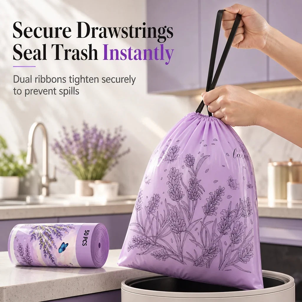 LavenderLock Waste Bags — Seal Freshness, Crush Mess
