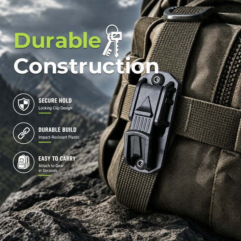 TitanLink — Locking Belt Key Clip | 1+1 FREE