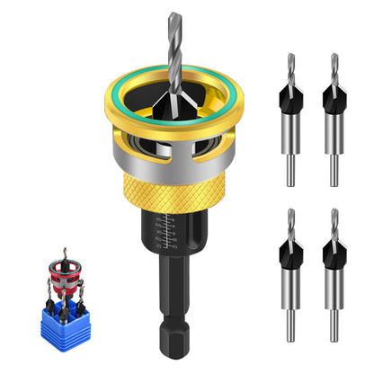 WoodCountersink Pro Set — Refined Countersink Drill Bits | 50% OFF