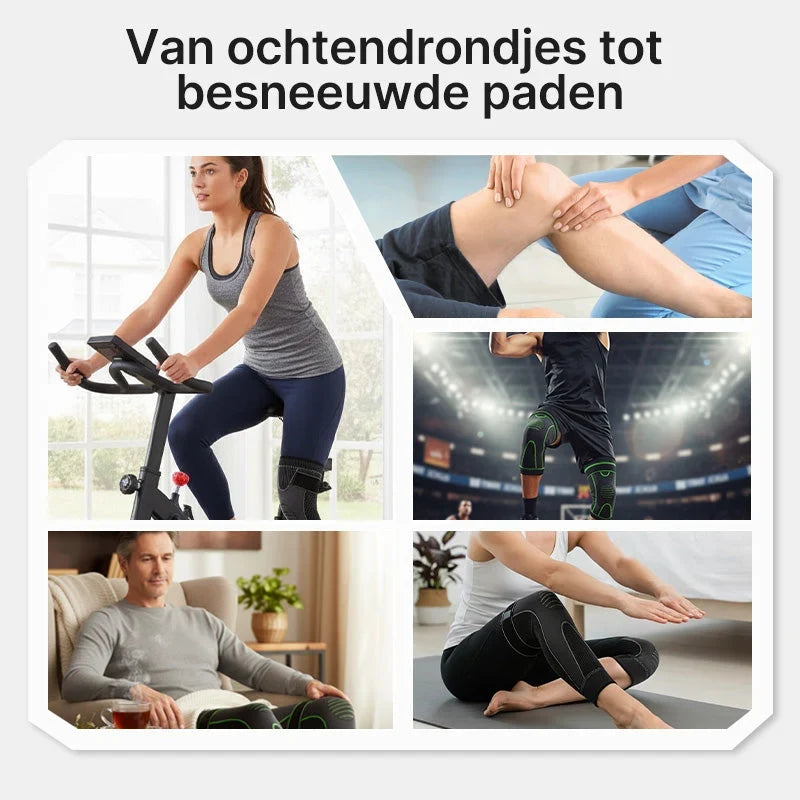 Soporte de rodilla FlexiWarm — Alivia, muévete y disfruta